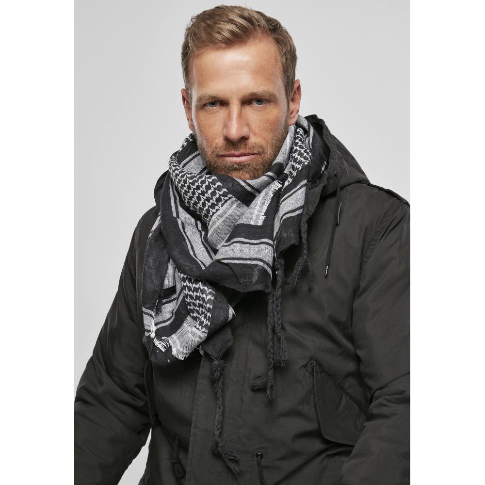 Brandit - Shemag Scarf black/white one size Scarf - One size - Black/White